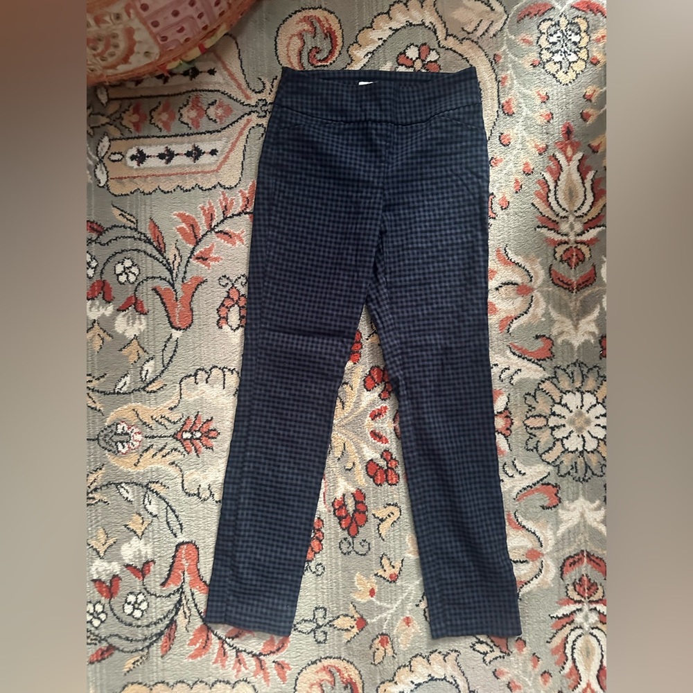 Charter club blue checkered pants